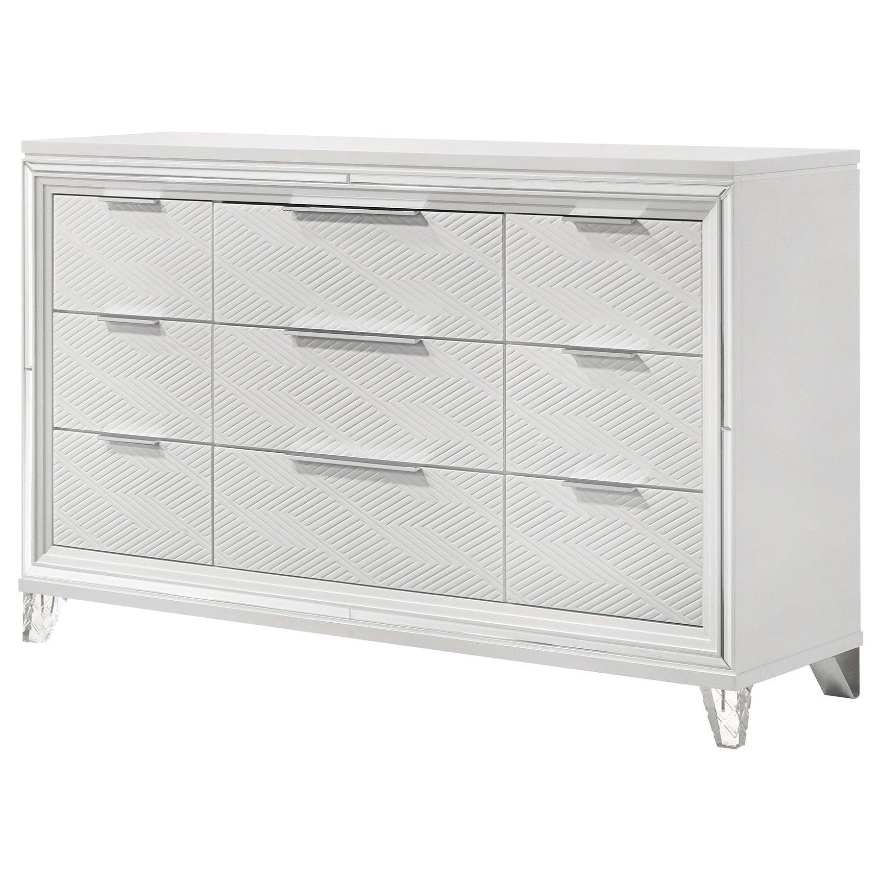 Marmore White Dresser - Ornate Home