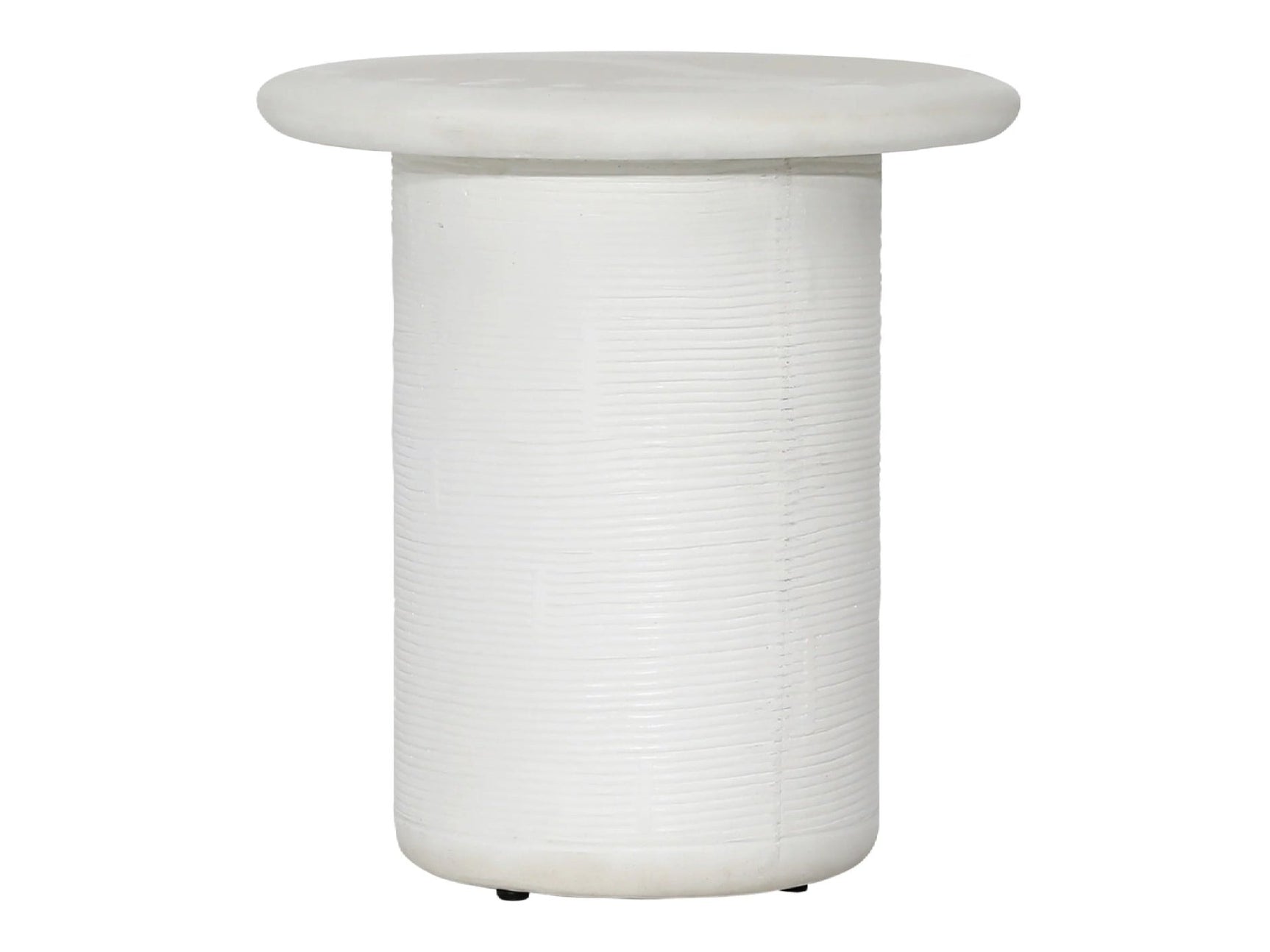 Marnie White Outdoor Side Table - Ornate Home