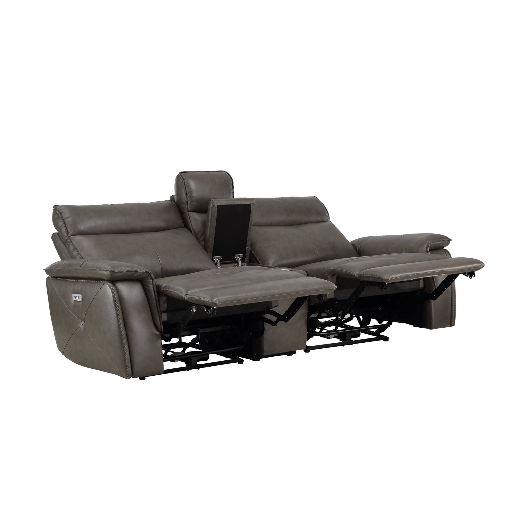 Maroni Brown Power Double Reclining Loveseat - Ornate Home
