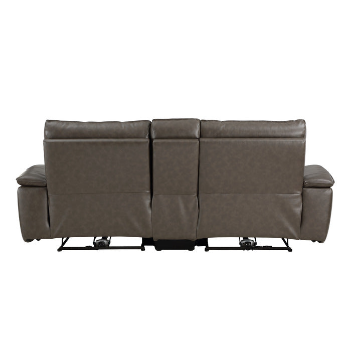 Maroni Brown Power Double Reclining Loveseat - Ornate Home
