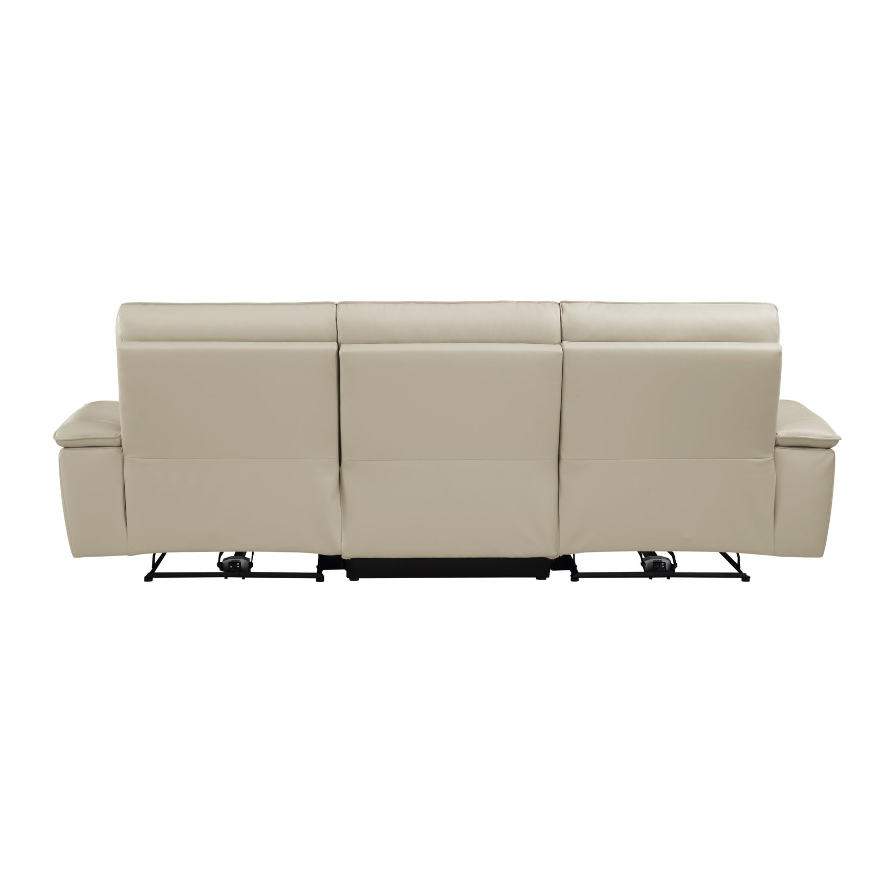 Maroni Taupe Power Reclining Sofa and Loveseat - Ornate Home