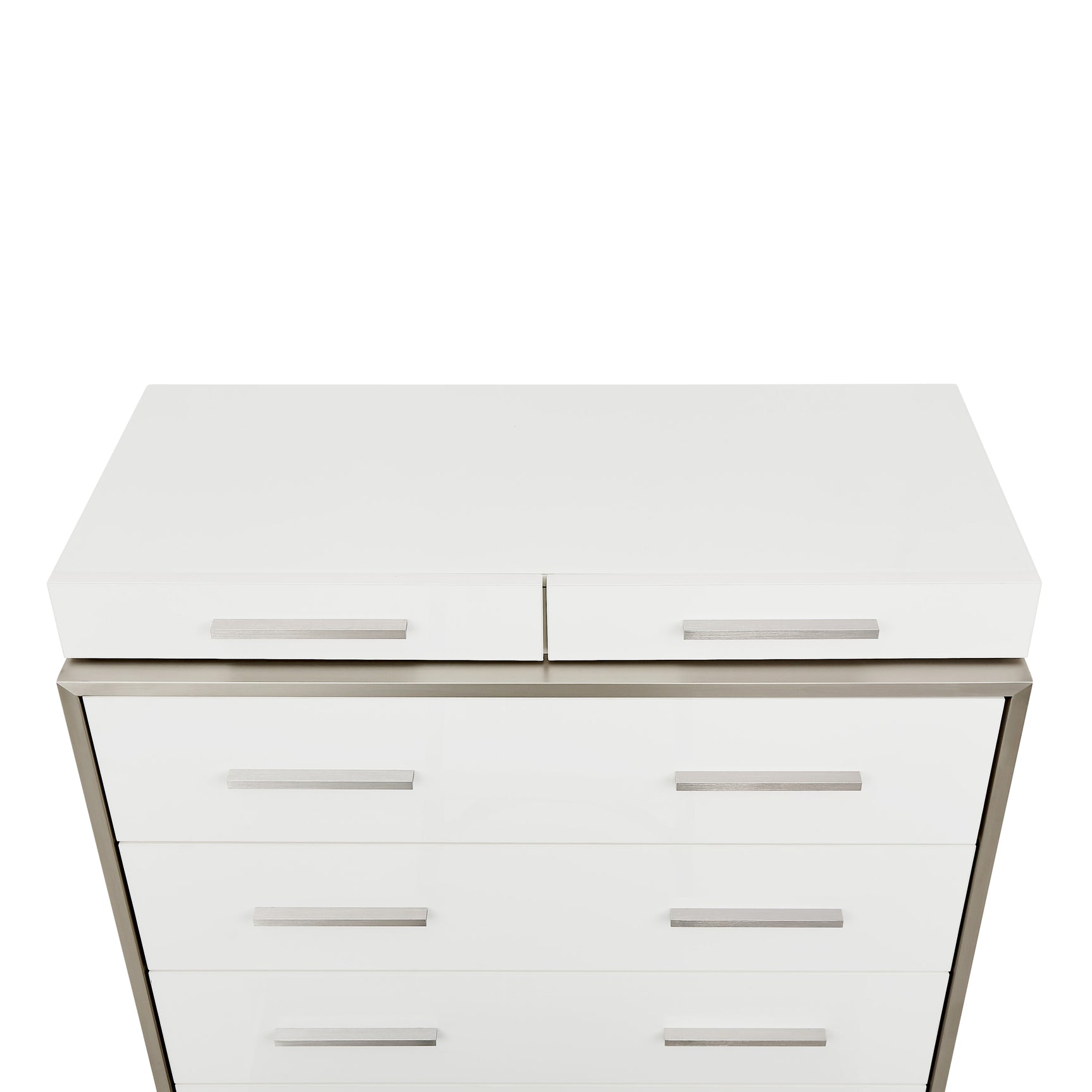 Marquee Cloud White 7-Drawer Chest - Ornate Home