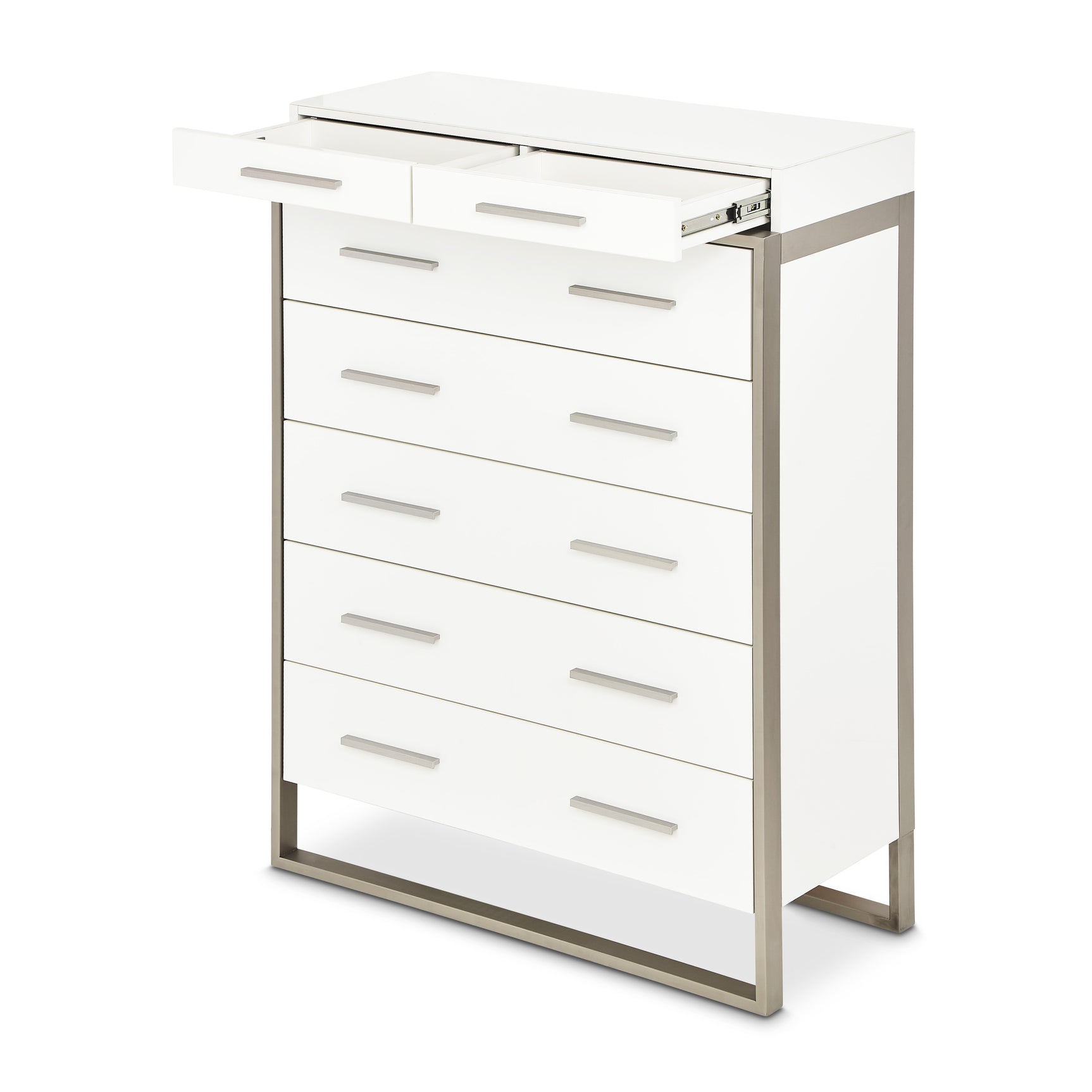 Marquee Cloud White 7-Drawer Chest - Ornate Home