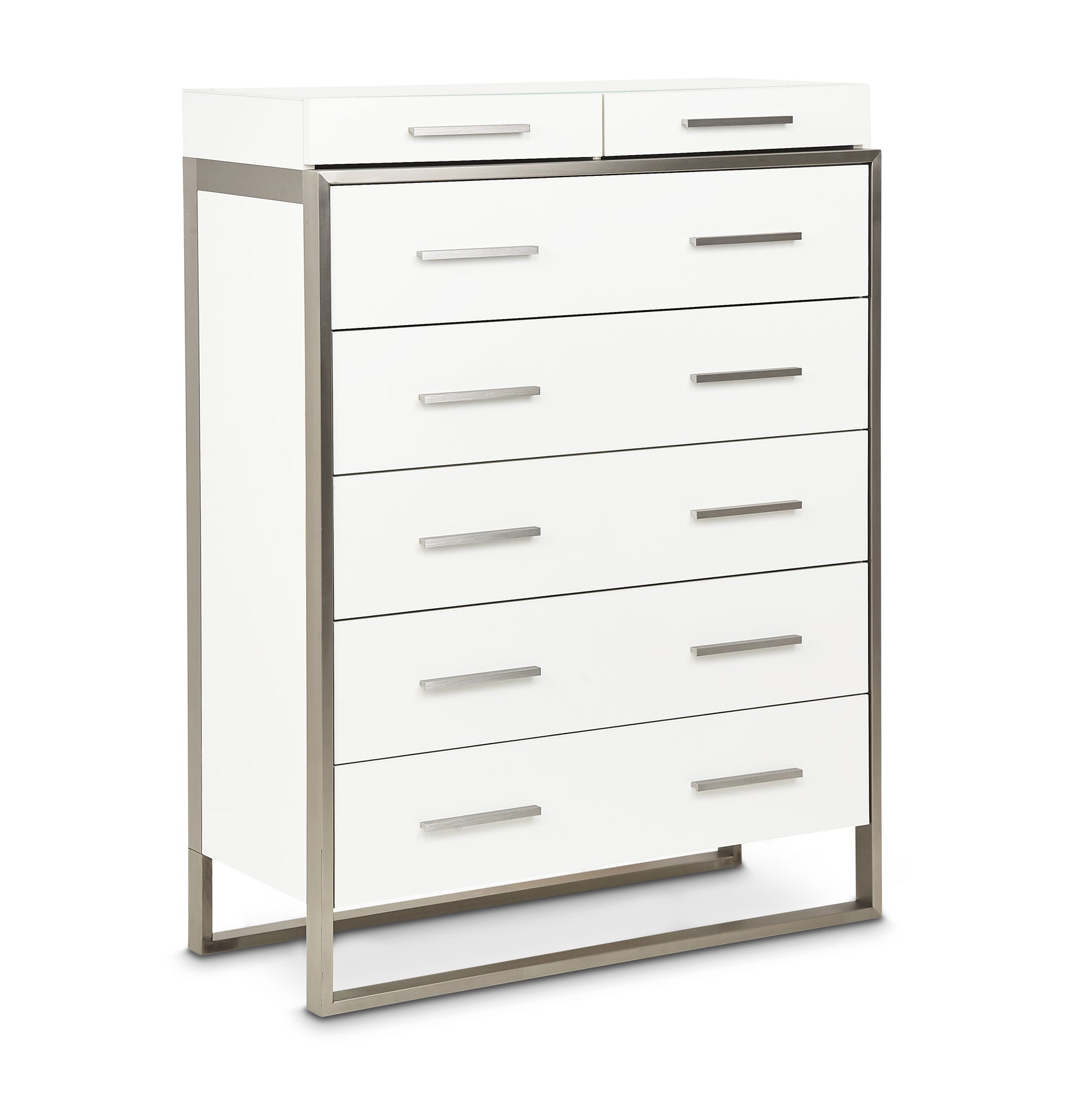 Marquee Cloud White 7-Drawer Chest - Ornate Home