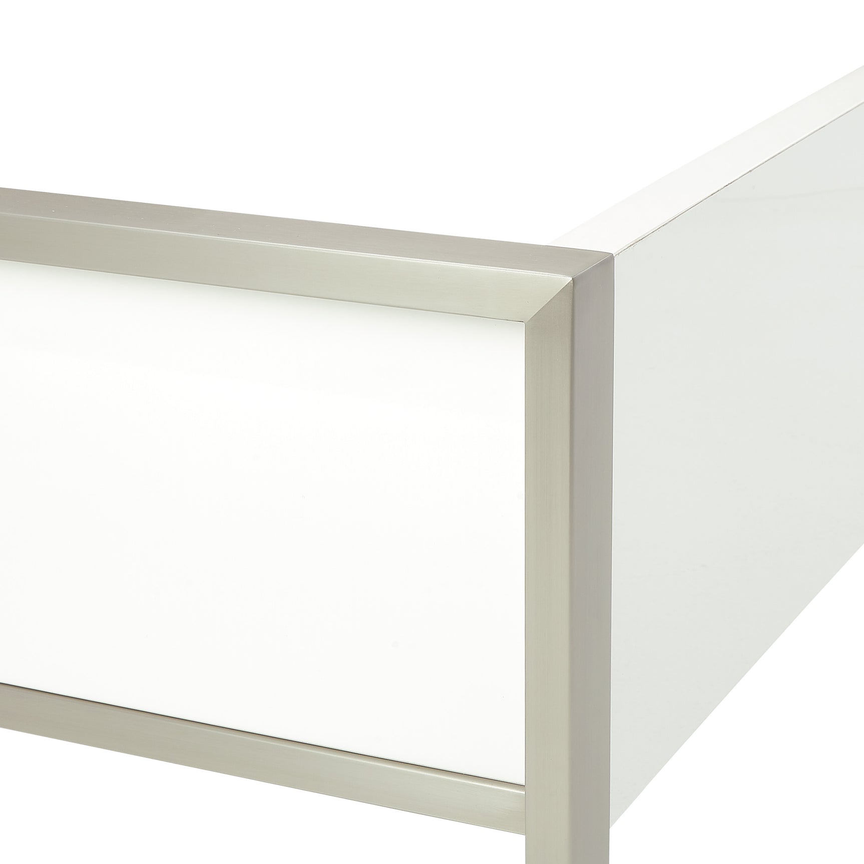 Marquee Cloud White Eastern King Panel Bed - Ornate Home