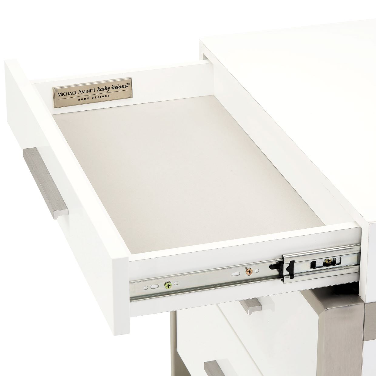 Marquee Cloud White Nightstand - Ornate Home