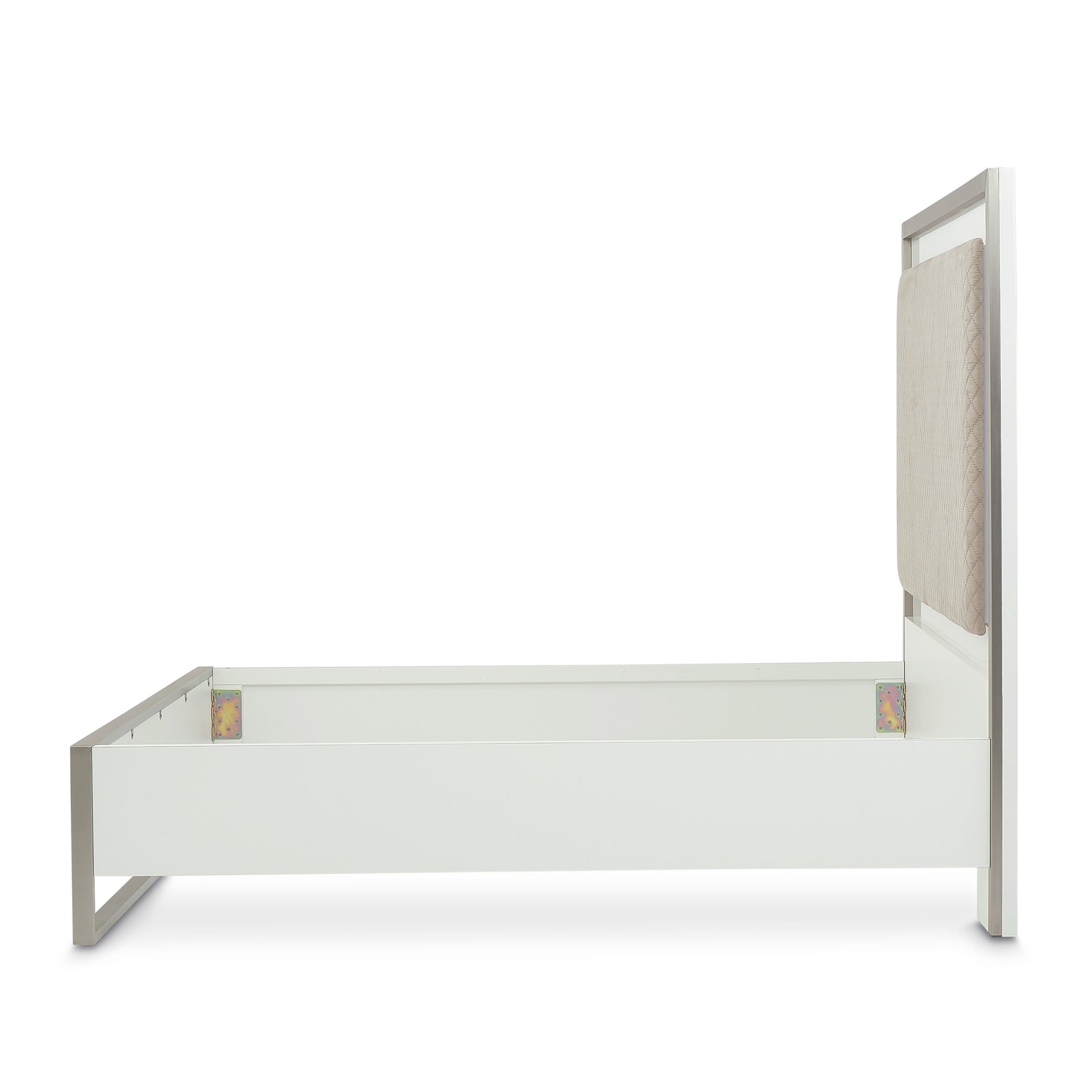 Marquee Cloud White Panel Bed - Ornate Home