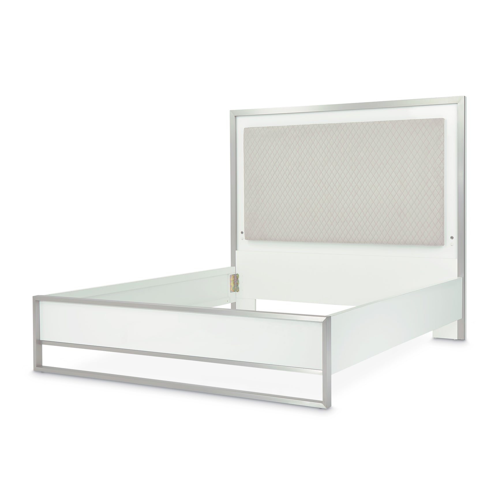 Marquee Cloud White Queen Panel Bed - Ornate Home