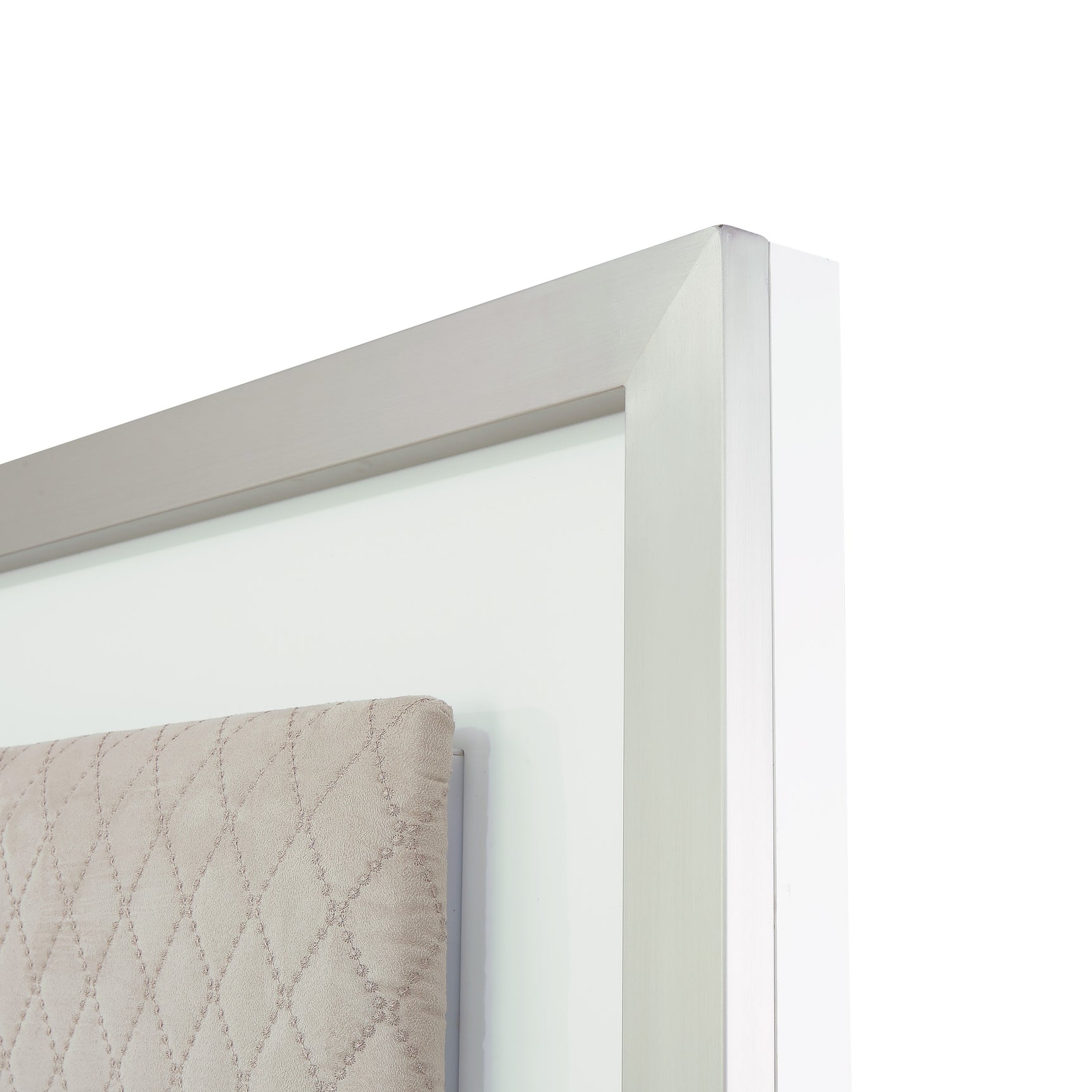 Marquee Cloud White Queen Panel Bed - Ornate Home