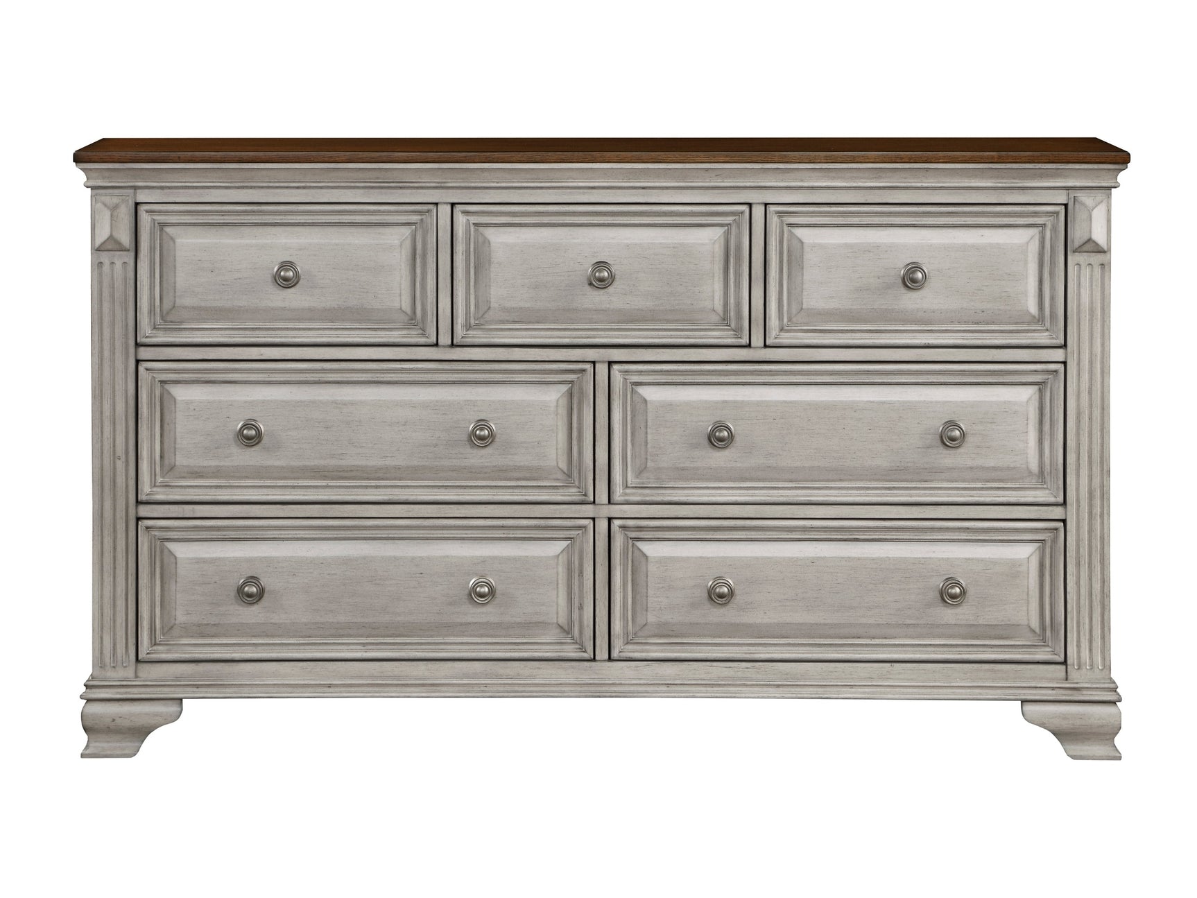 Marquette Brown/Gray Dresser - Ornate Home