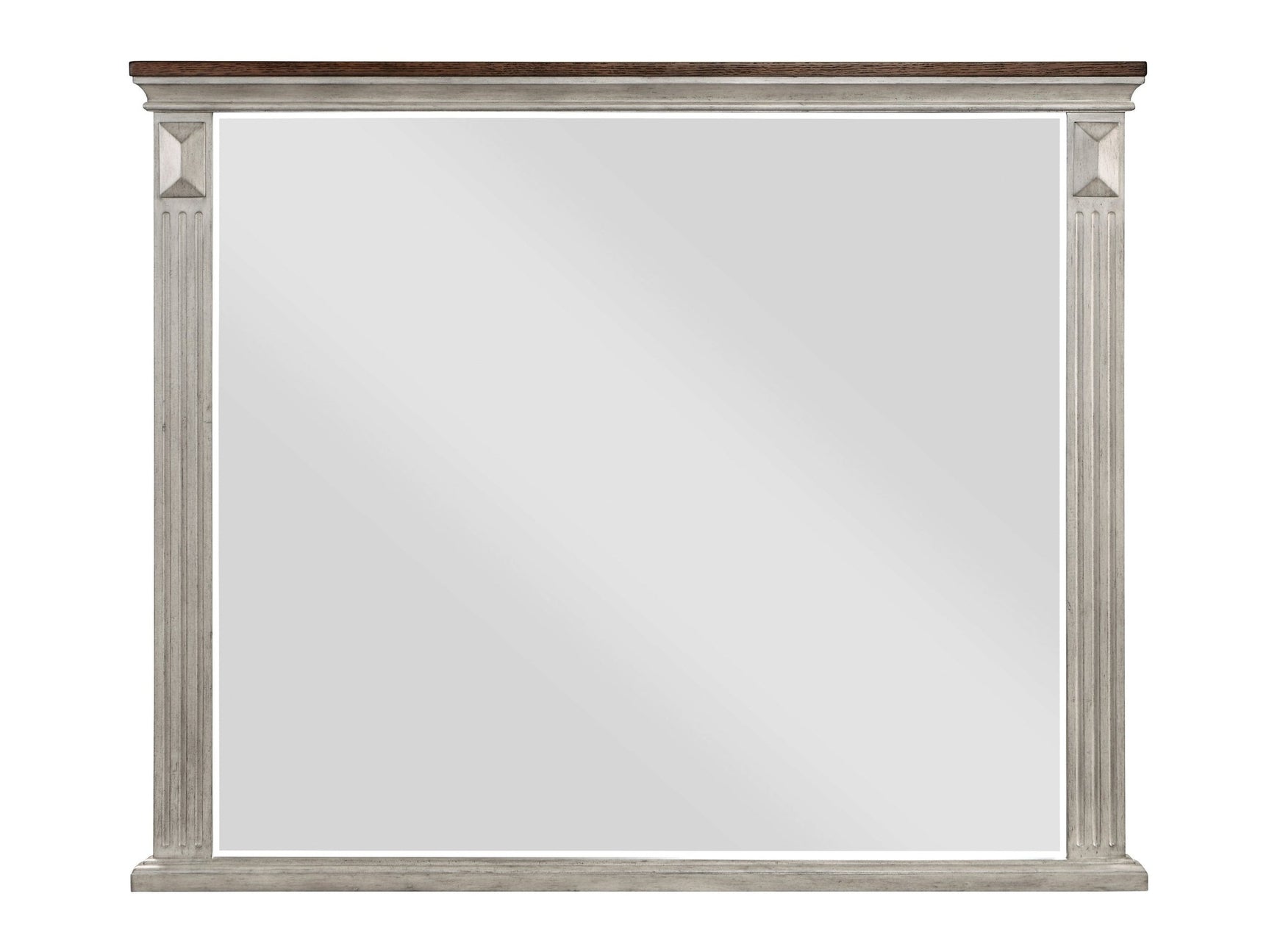 Marquette Brown/Gray Mirror - Ornate Home