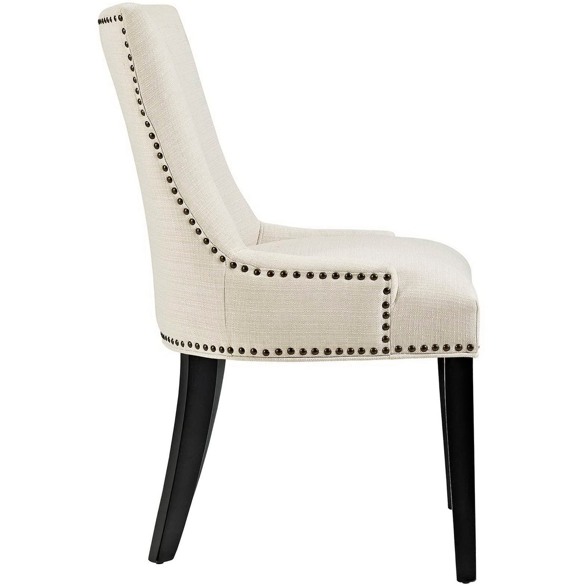 Marquis Beige Fabric Dining Side Chair (Set of 2) - Ornate Home