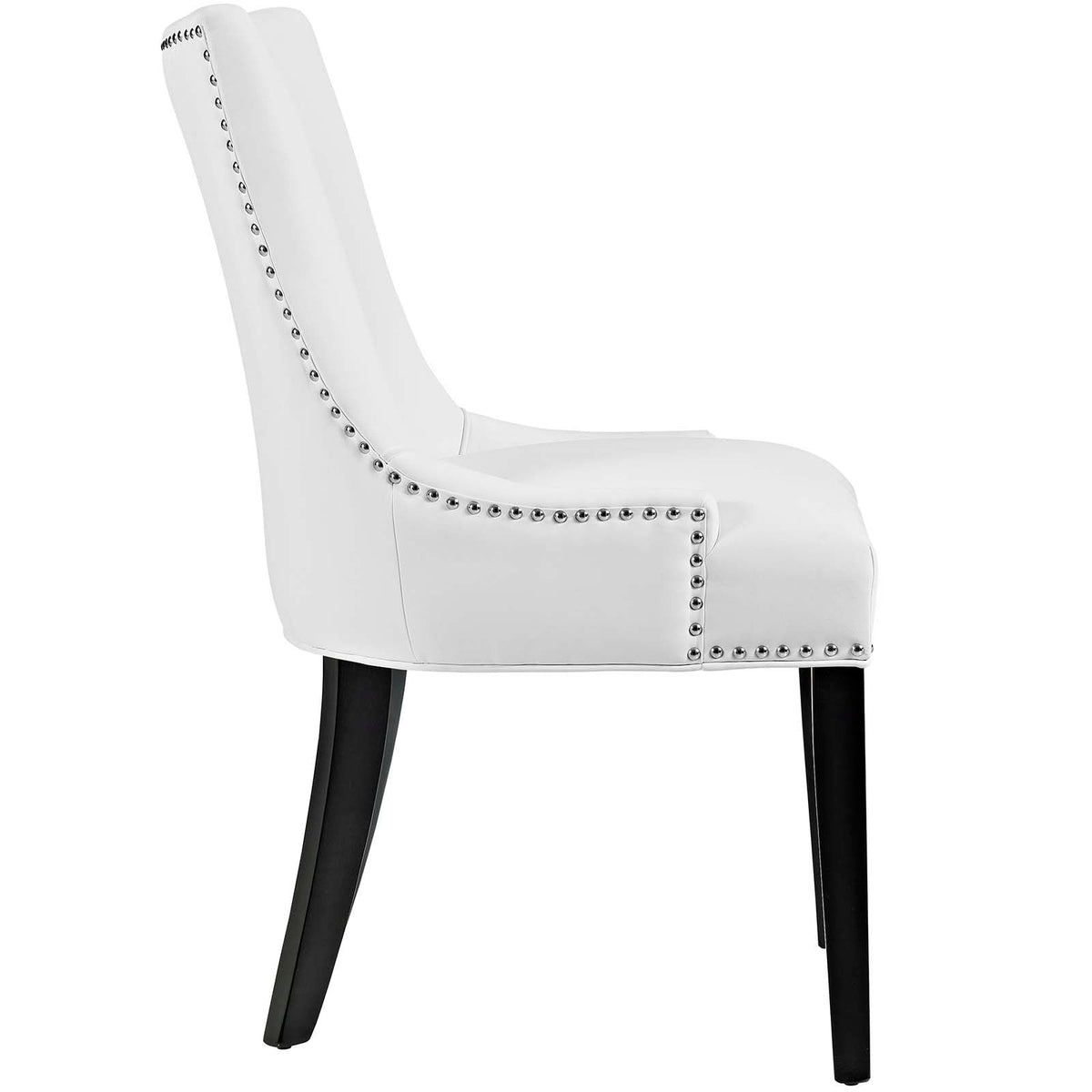 Marquis White Faux Leather Dining Chair (Set of 2) - Ornate Home