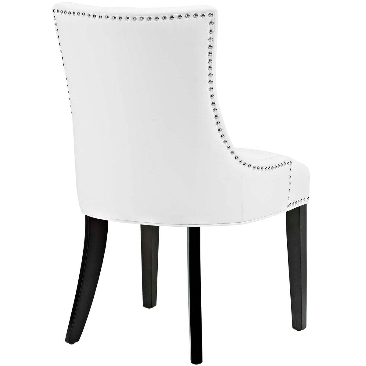 Marquis White Faux Leather Dining Chair (Set of 2) - Ornate Home