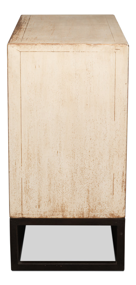 Marrakesh Black/Tan Painted Sideboard - Ornate Home