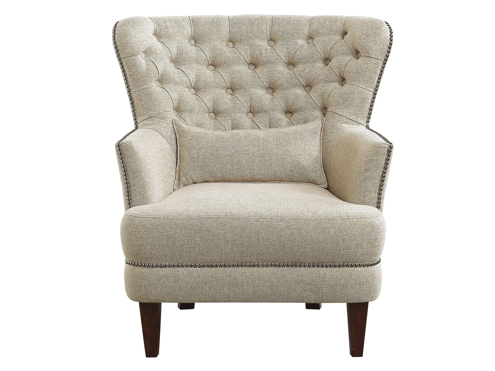 Marriana Beige Accent Chair - Ornate Home