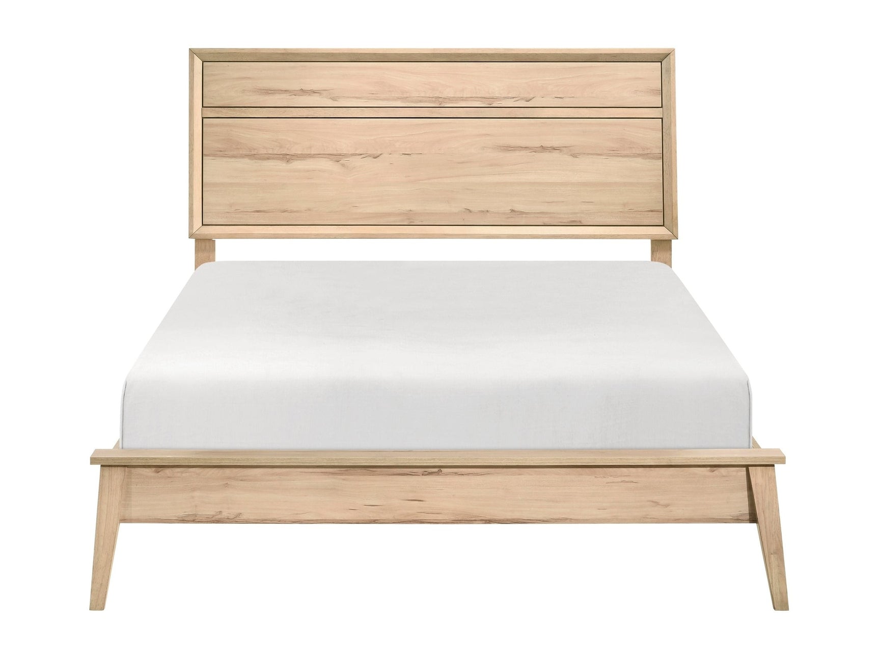 Marrin Natural Oak Queen Bed - Ornate Home