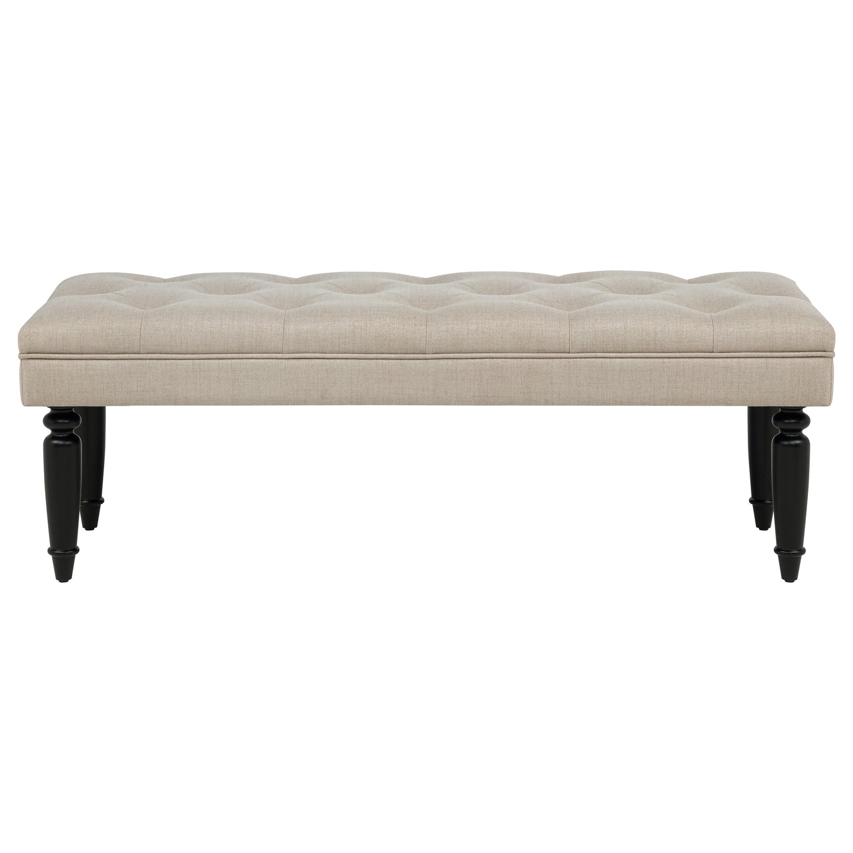 Marsha Latte 52-inch Upholstered Entryway Accent Bench - Ornate Home