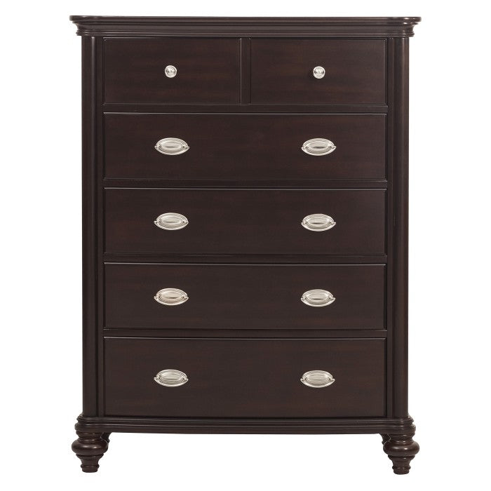 Marston Dark Cherry Chest - Ornate Home