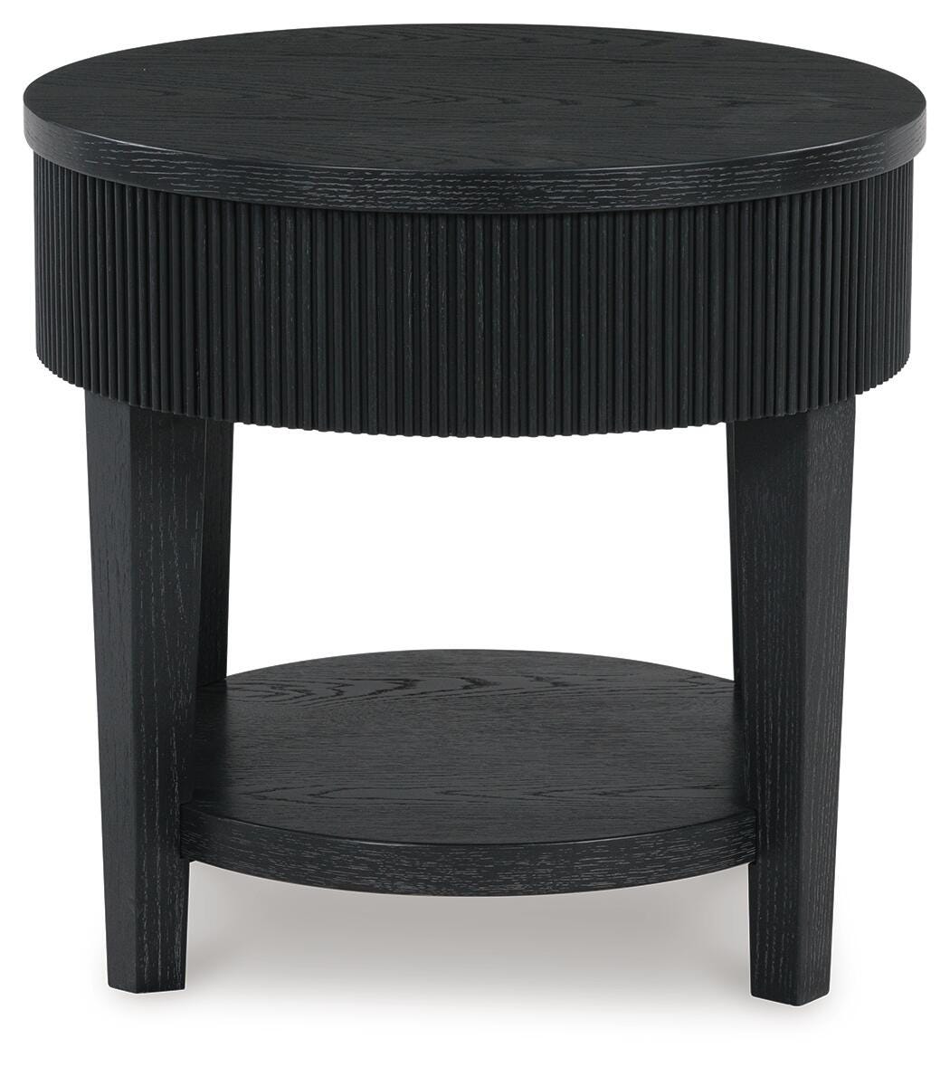 Marstream Black Coffee Table and End Table - Ornate Home