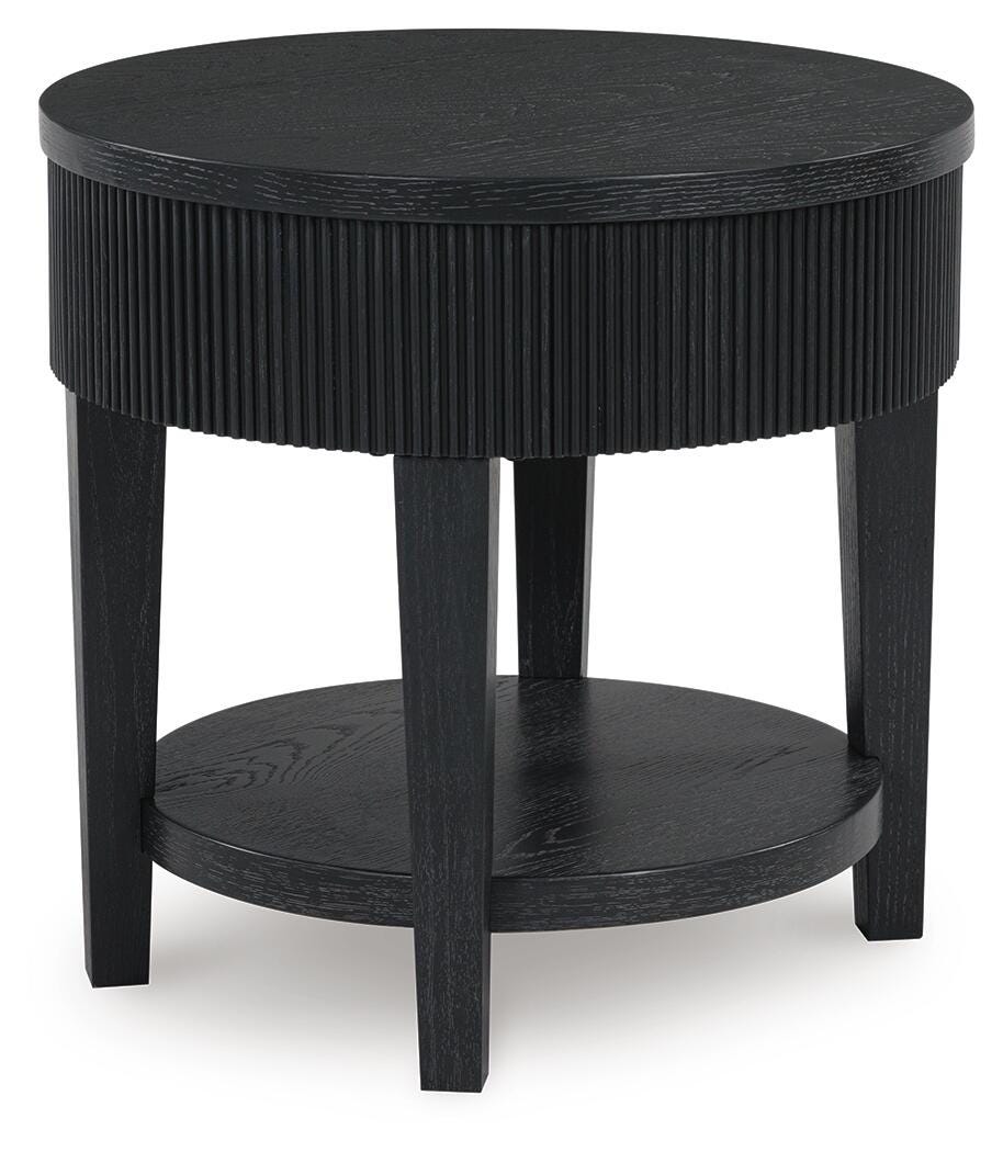 Marstream Black Coffee Table and End Table - Ornate Home