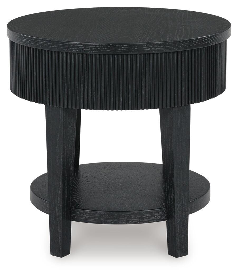 Marstream Black Coffee Table and End Table - Ornate Home