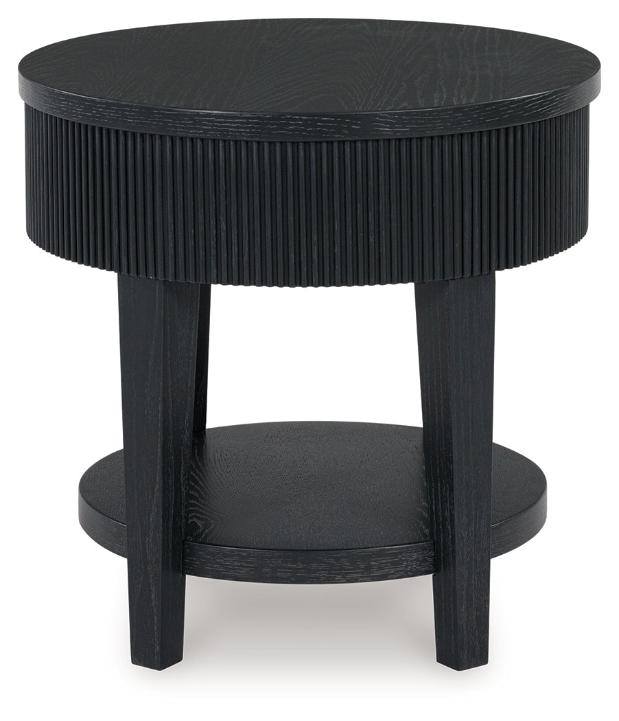 Marstream Black End Table (Online Special Price) - Ornate Home