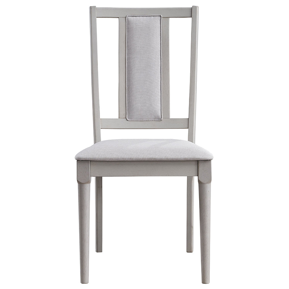 Marta Beige Linen & Natural Side Chair (Set of 2) - Ornate Home
