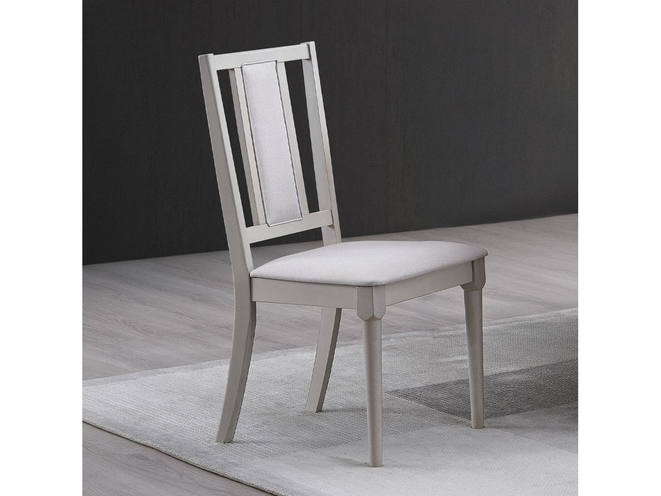 Marta Beige Linen & Natural Side Chair (Set of 2) - Ornate Home