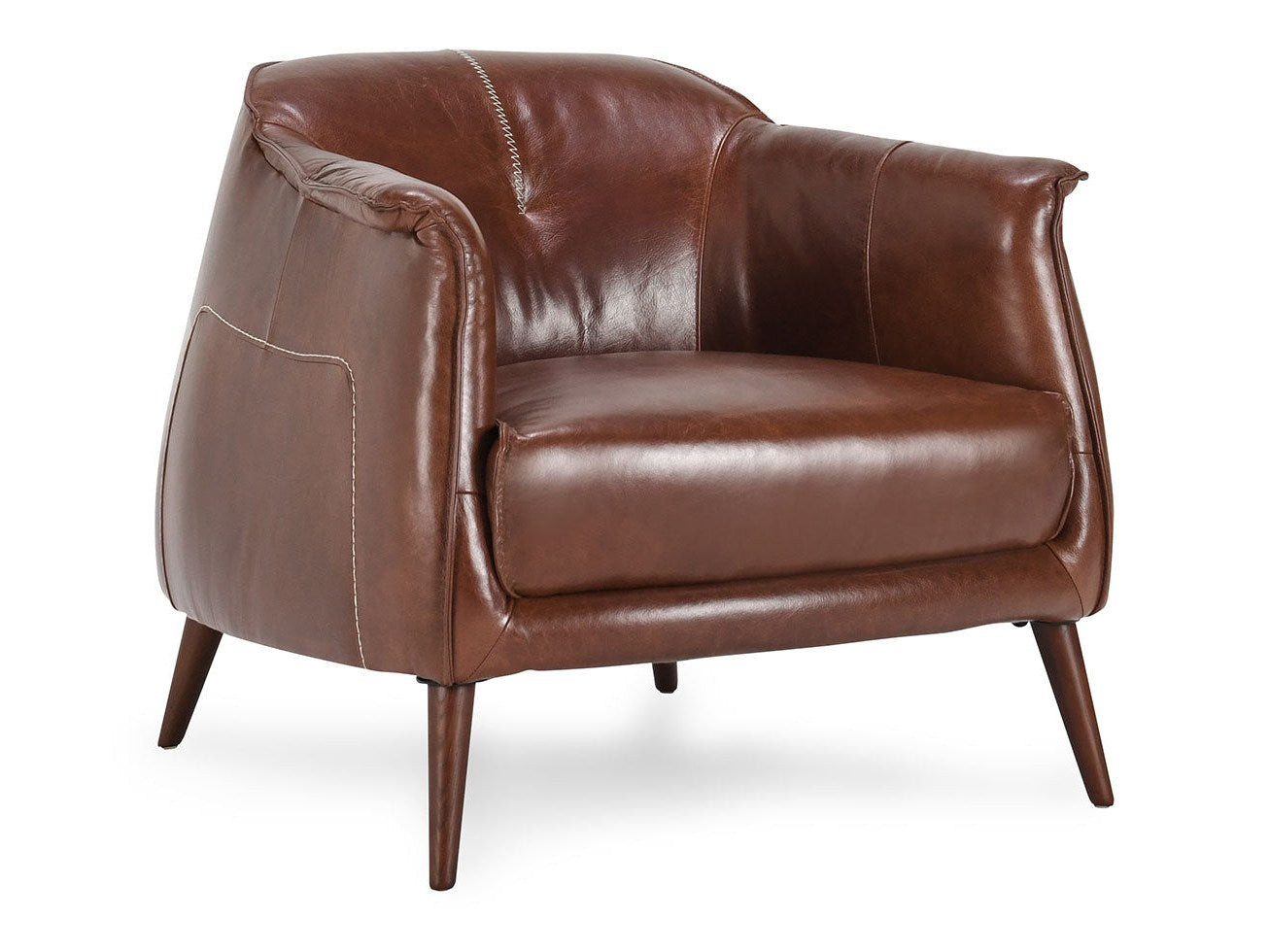 Martel Brown Club Chair - Ornate Home