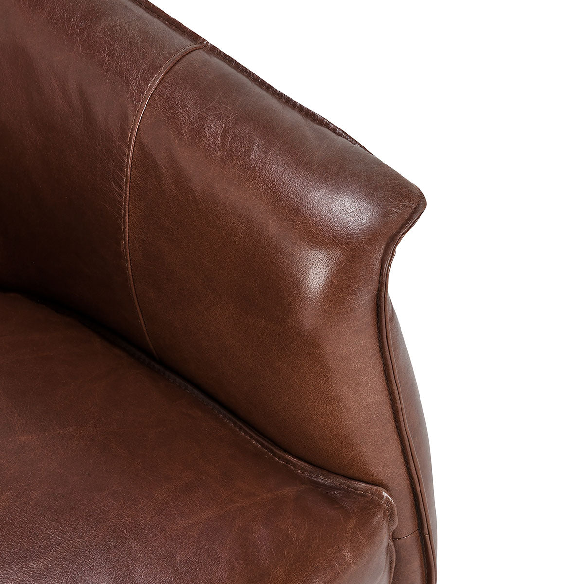 Martel Brown Club Chair - Ornate Home