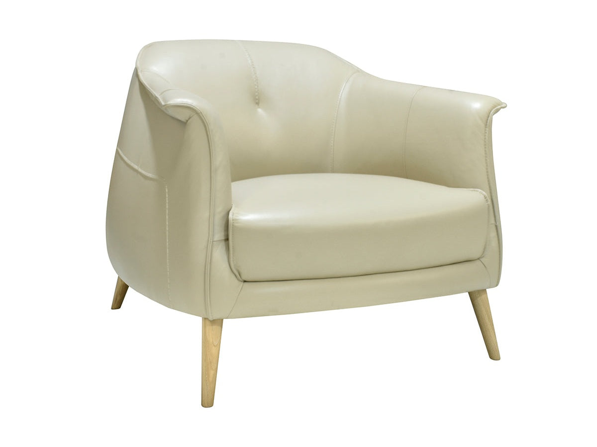 Martel Ivory Club Chair - Ornate Home