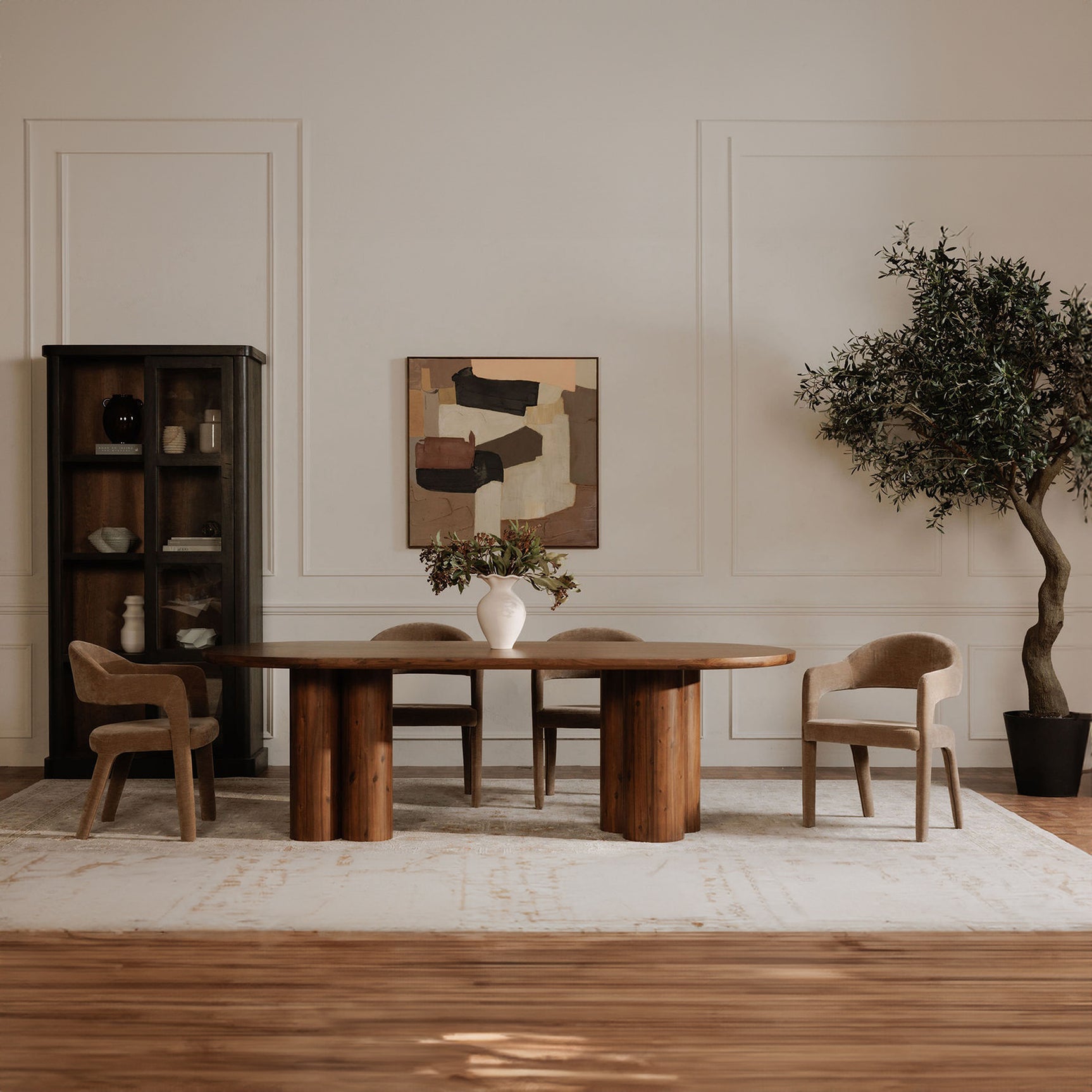 Martens Camel Dining Chair - Ornate Home