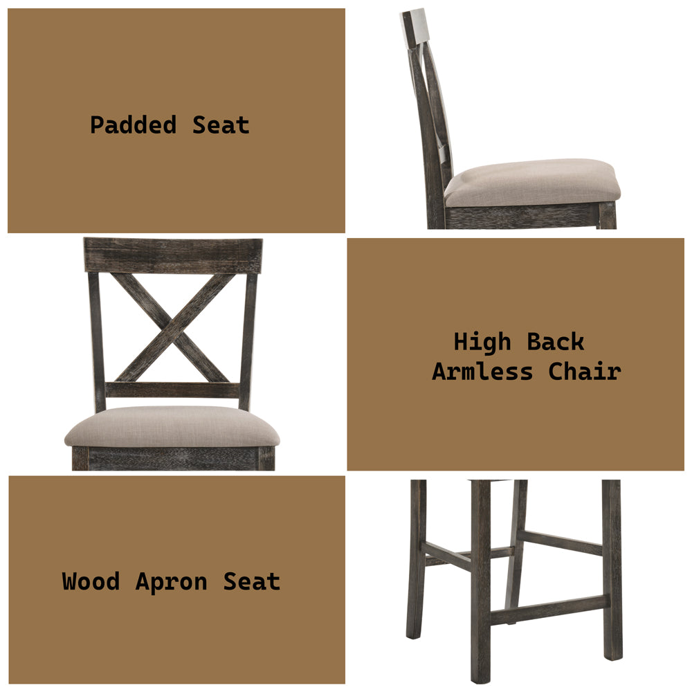 Martha Ii Counter Height Chair (Set-2) - Ornate Home