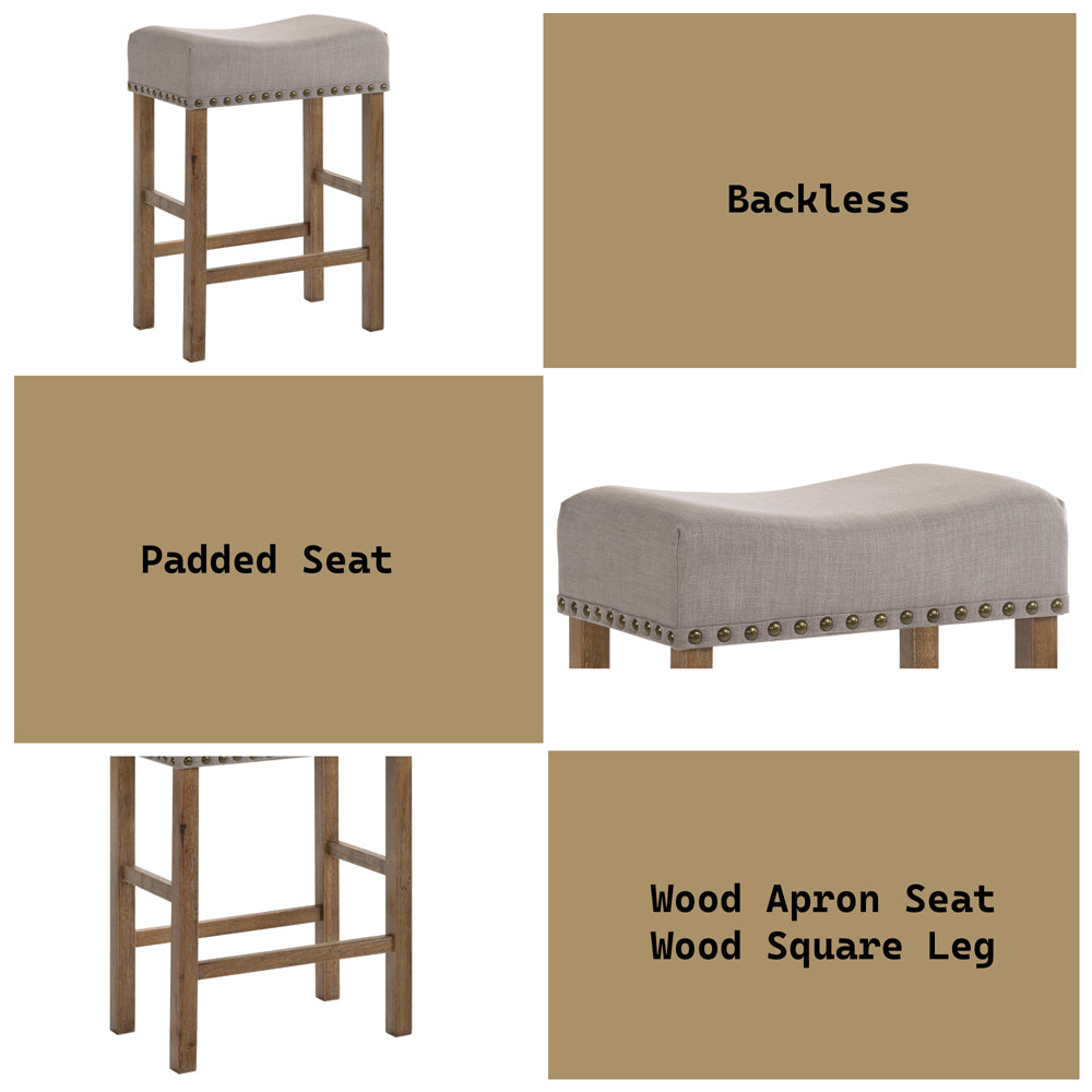 Martha Ii Counter Height Stool (Set-2) - Ornate Home