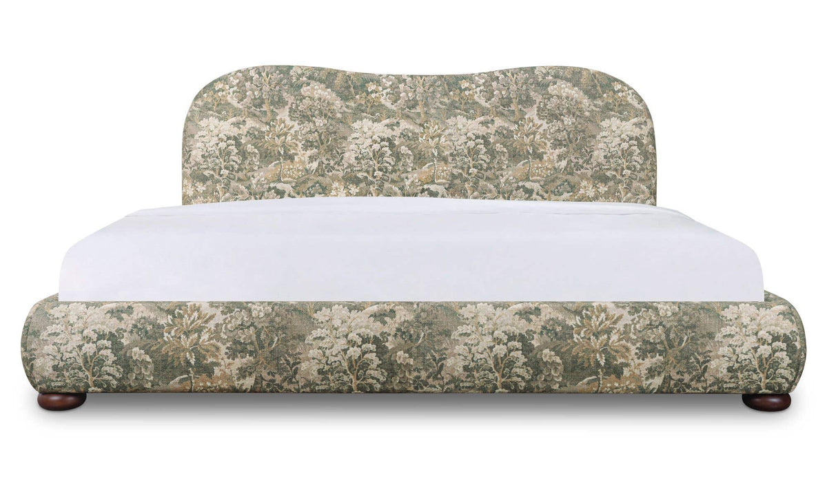 Martine Heritage Green King Storage Bed - Ornate Home