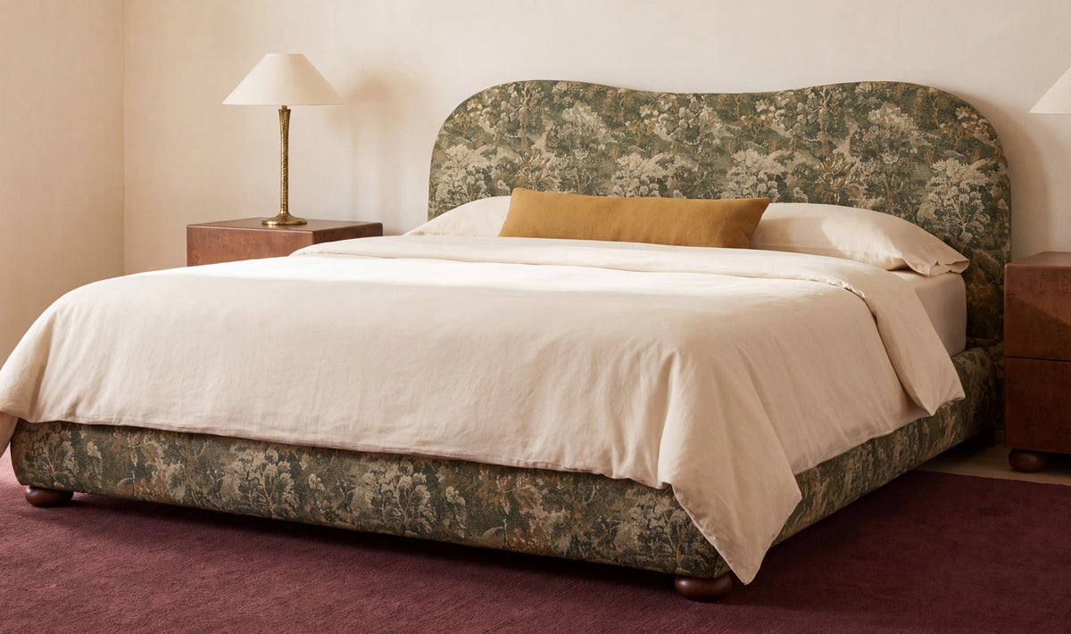 Martine Heritage Green King Storage Bed - Ornate Home