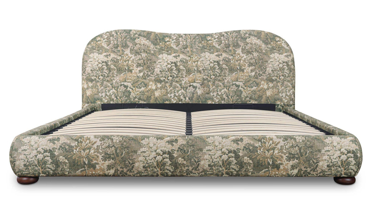 Martine Heritage Green King Storage Bed - Ornate Home