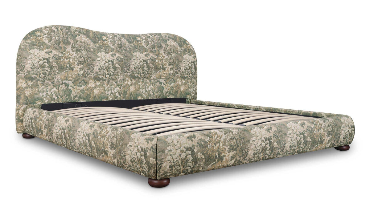 Martine Heritage Green King Storage Bed - Ornate Home