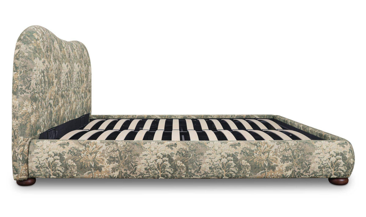 Martine Heritage Green King Storage Bed - Ornate Home