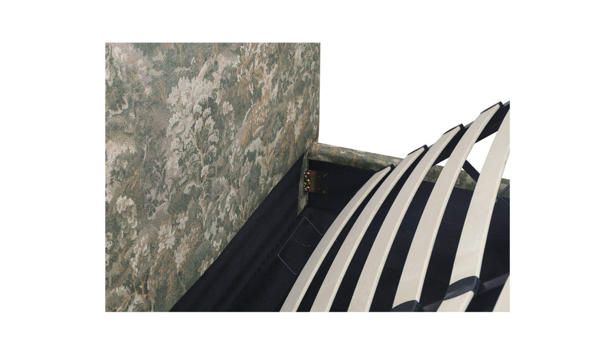 Martine Heritage Green King Storage Bed - Ornate Home