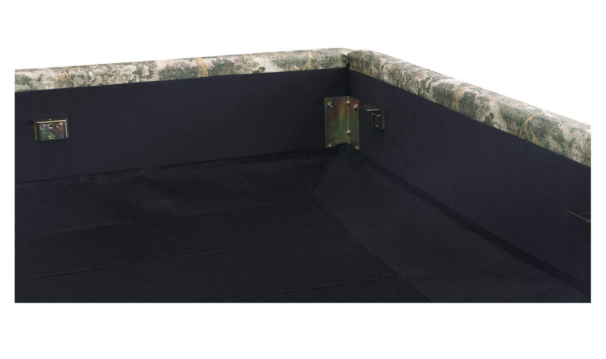 Martine Heritage Green King Storage Bed - Ornate Home