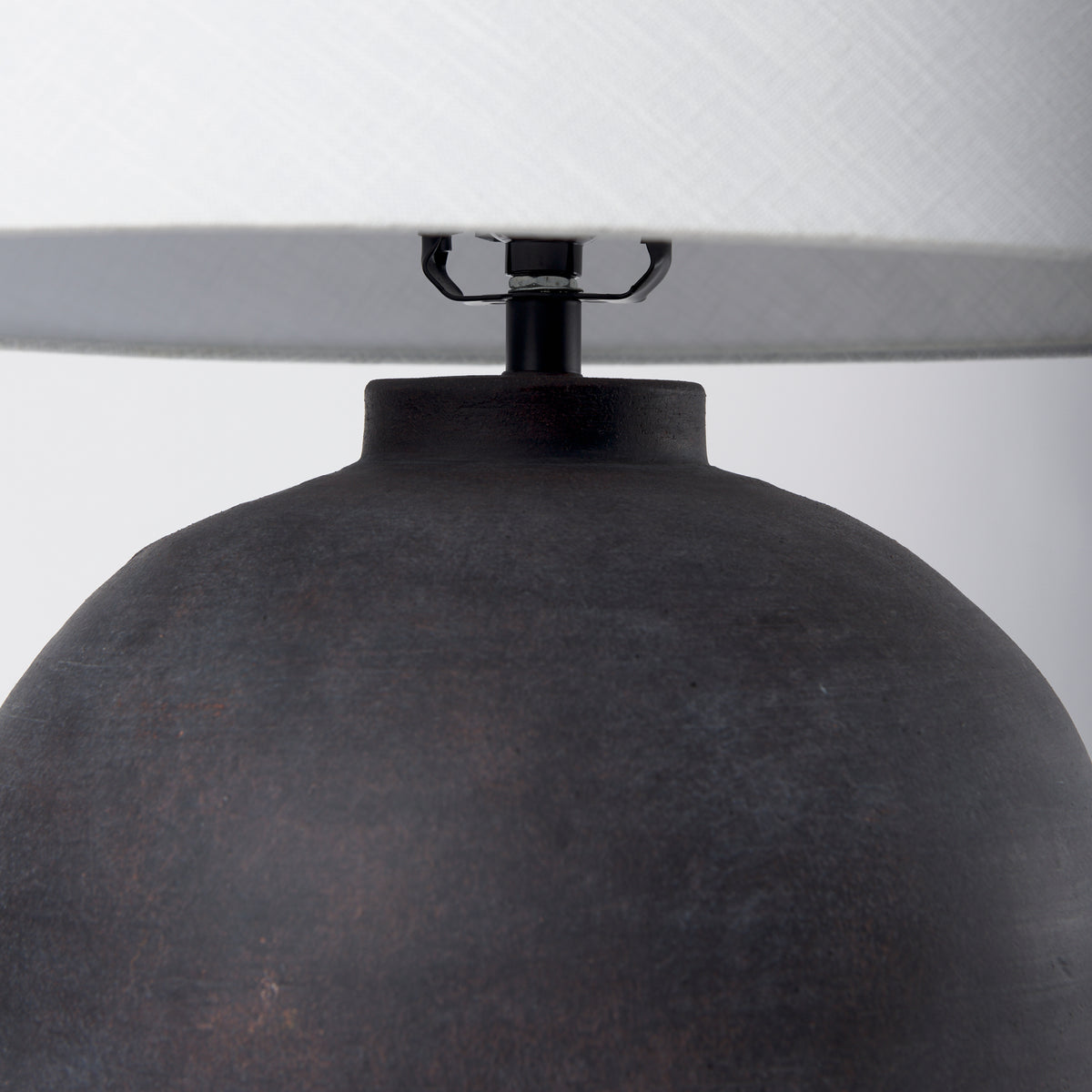Marvin Black Ceramic Table Lamp - Ornate Home
