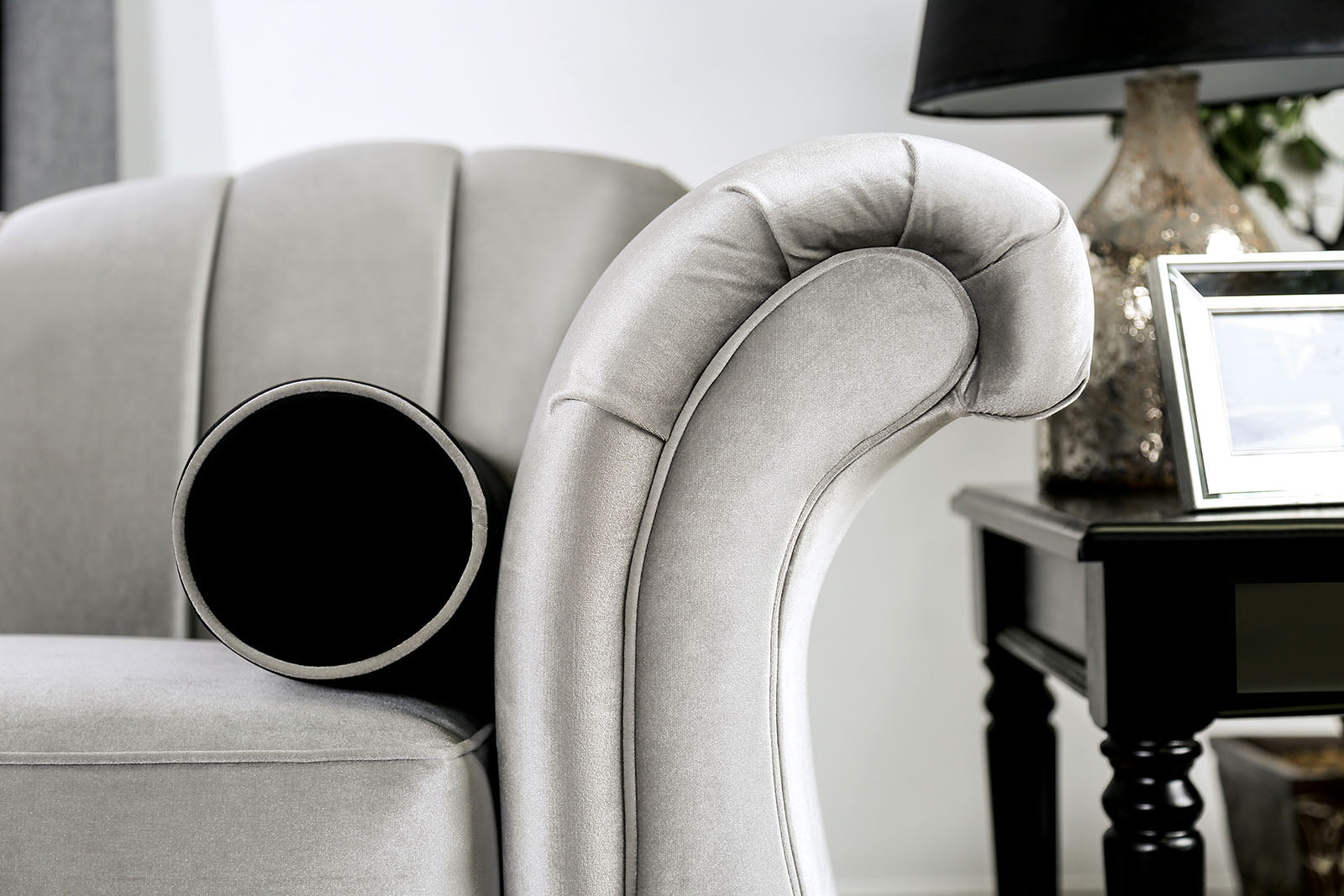 Marvin Pewter Sofa - Ornate Home