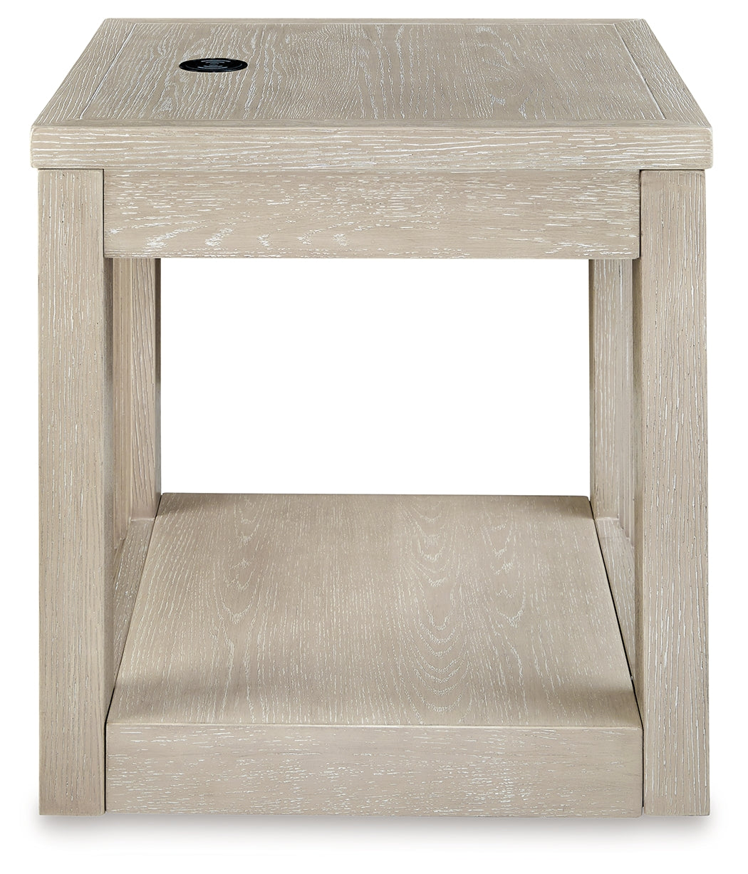 Marxhart Bisque End Table (Online Special Price) - Ornate Home