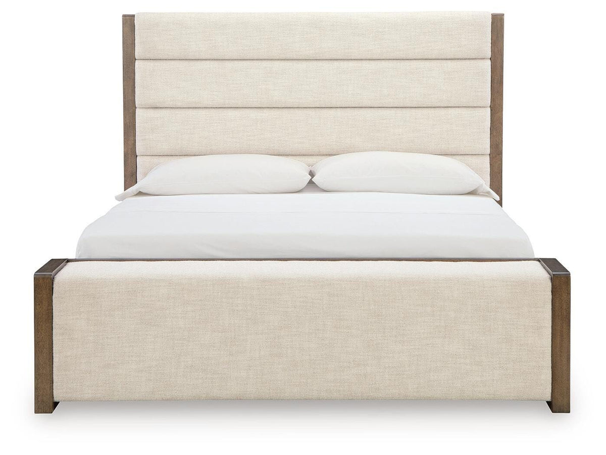 Marxmore Brown California King Upholstered Storage Bed - Ornate Home