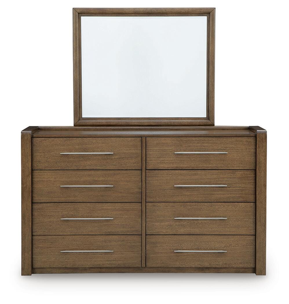 Marxmore Brown Dresser and Mirror - Ornate Home