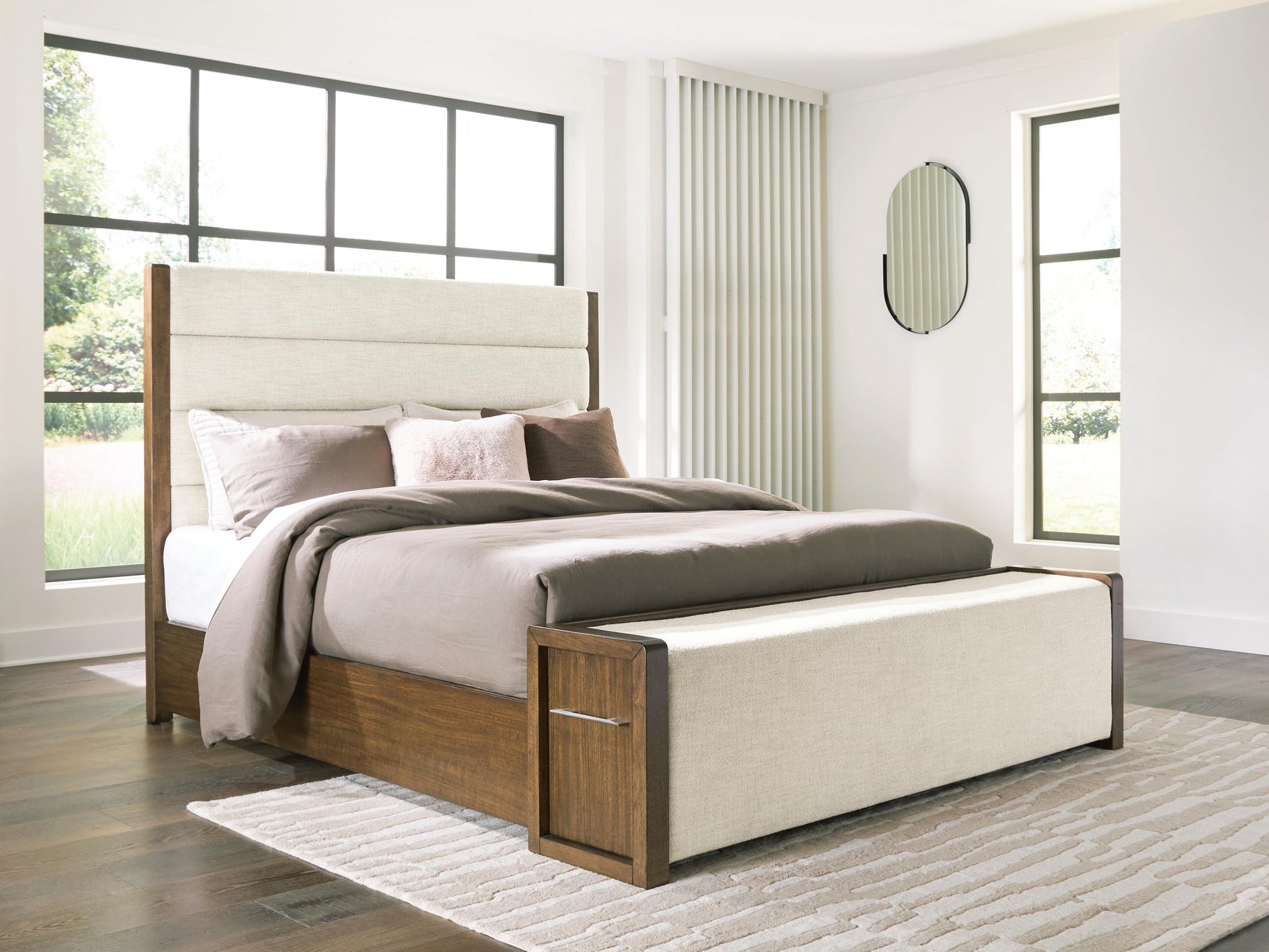 Marxmore Brown King Upholstered Storage Bed - Ornate Home