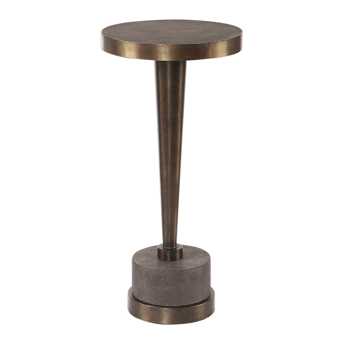 Masika Bronze Accent Table - Ornate Home