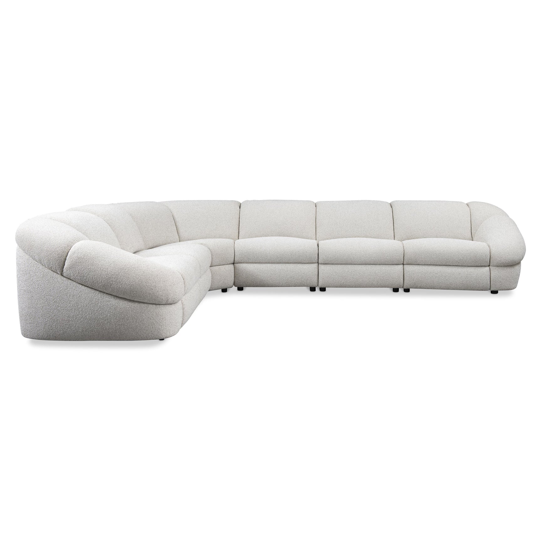 Massimo Beige/Tan Fabric Power Motion Sectional - Ornate Home